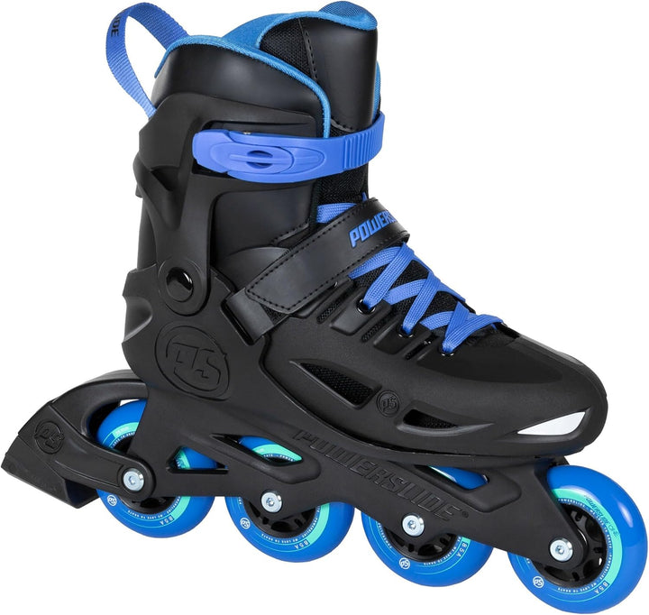 Powerslide Kinder Inline Skate Stargaze Black, grössenverstellbar, für Mädchen und Jungen 37-40 EU,