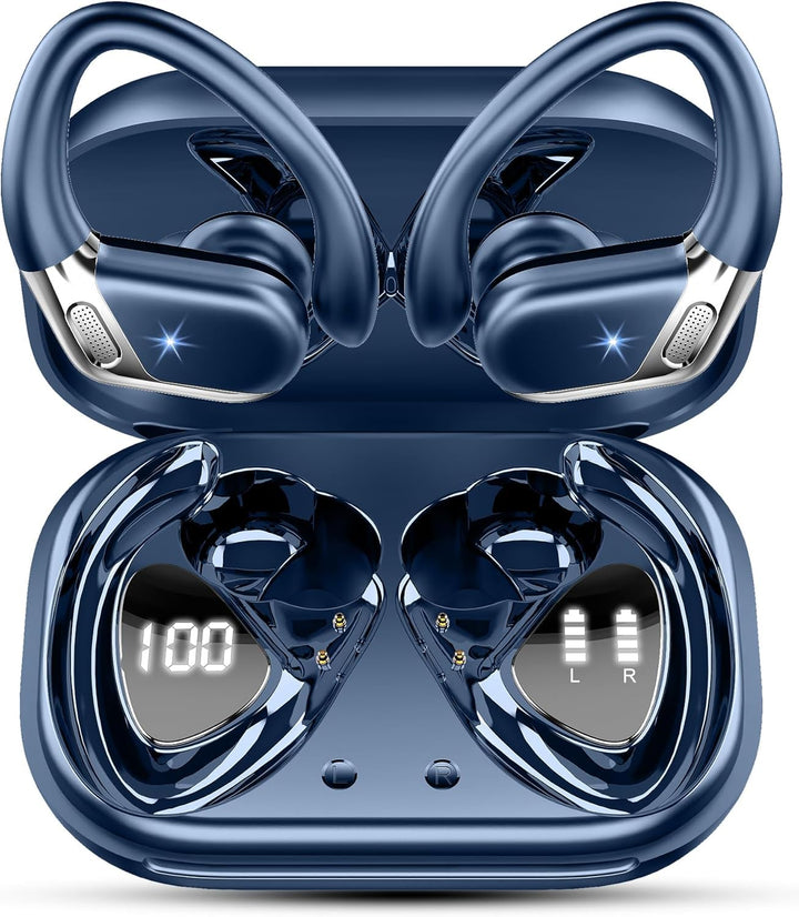 Bluetooth 5.4 Kopfhörer Sport, In Ear Kopfhörer Kabellos Bluetooth mit 4 ENC Noise Cancelling Mics,