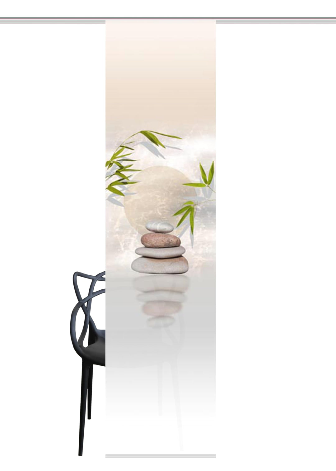 Home fashion Schiebevorhang, Natur, 245 x 60 cm
