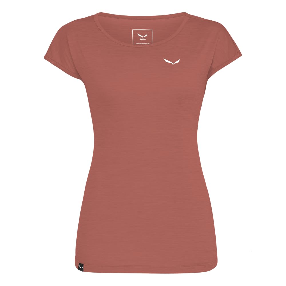 Salewa Puez Melange Dry T-Shirt Damen XL Etruscan Red Melange, XL Etruscan Red Melange