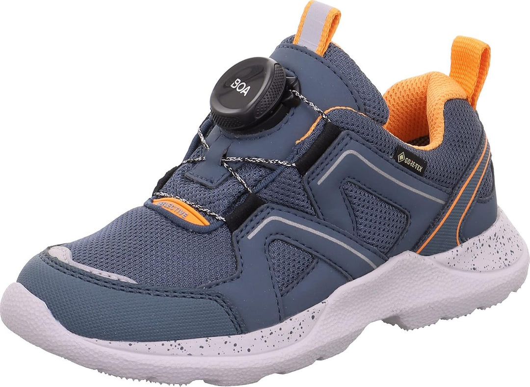 Superfit Jungen Rush Gore-tex Lauflernschuhe 28 EU Blau Orange 8020, 28 EU Blau Orange 8020