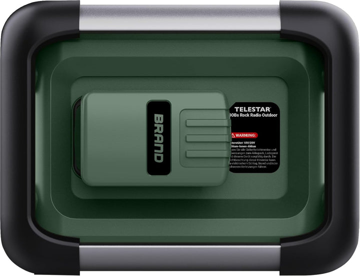TELESTAR BOBs Rock Radio Outdoor – Baustellenradio (Robustes Radio mit DAB+, Bluetooth Audio-Streami