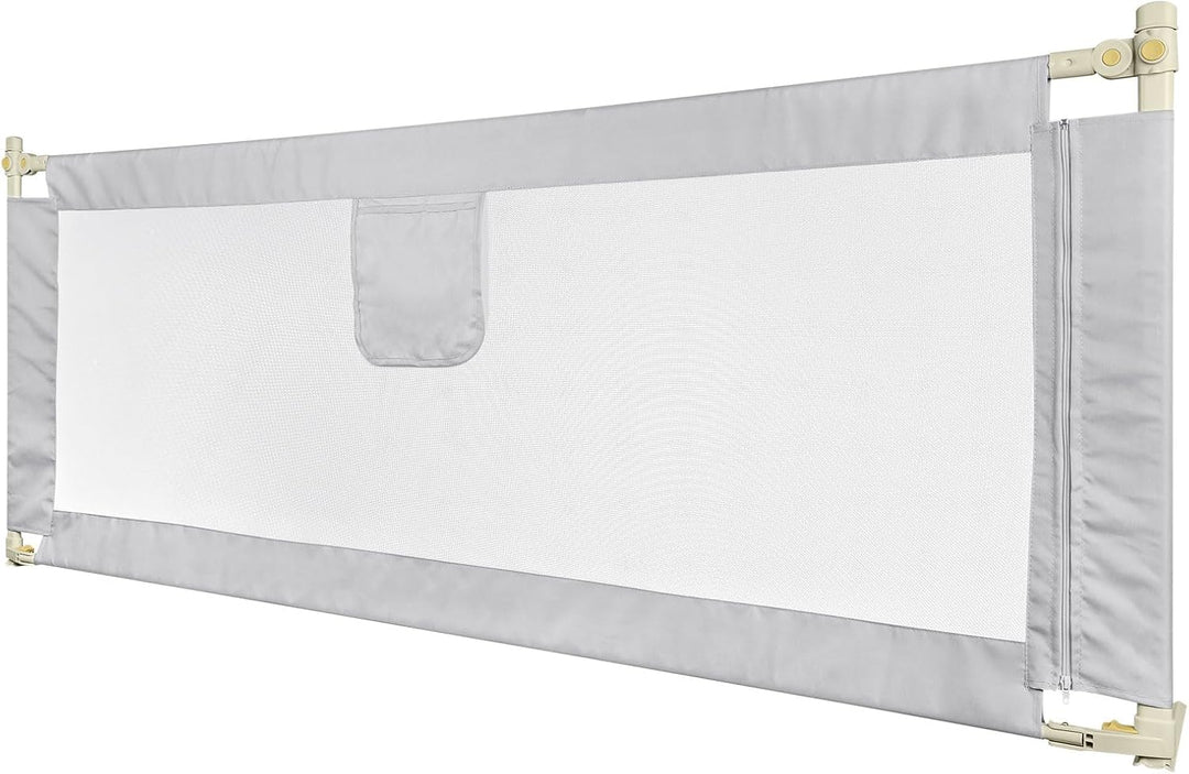 LANTUS Bettstange für Kinder, 150 cm/180 cm/200 cm, abnehmbarer Schutz gegen Stürze, dunkelgrau, 1 S