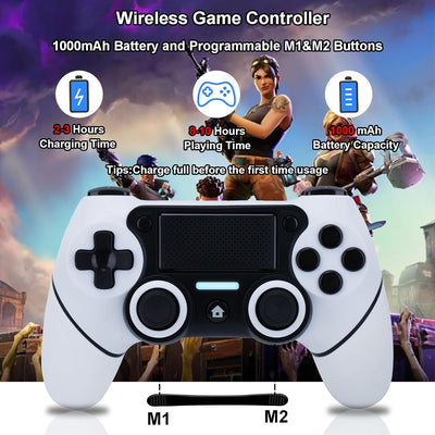 DuLingKer Controller Kompatibel für PS4 Konsole, Wreless Bluetooth Controller Kompatibel mit PS4 Pro