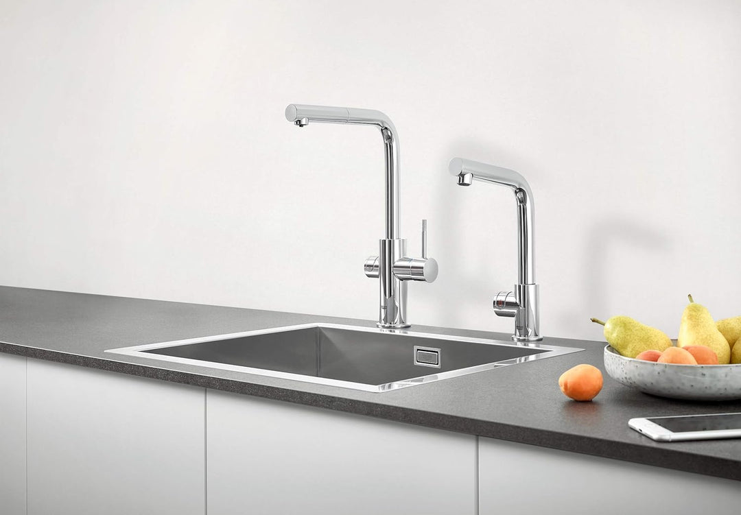 GROHE Blue Professional, Küchenarmatur mit Sprudel-, Kühl- &amp; Filterfunktion (Wasserhahn für gefilter
