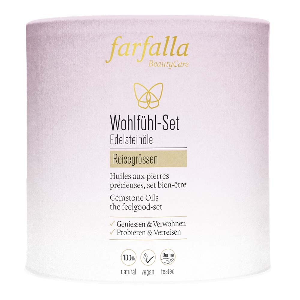 Farfalla Edelsteinöle, Wohlfühl-Set, 7x10ml