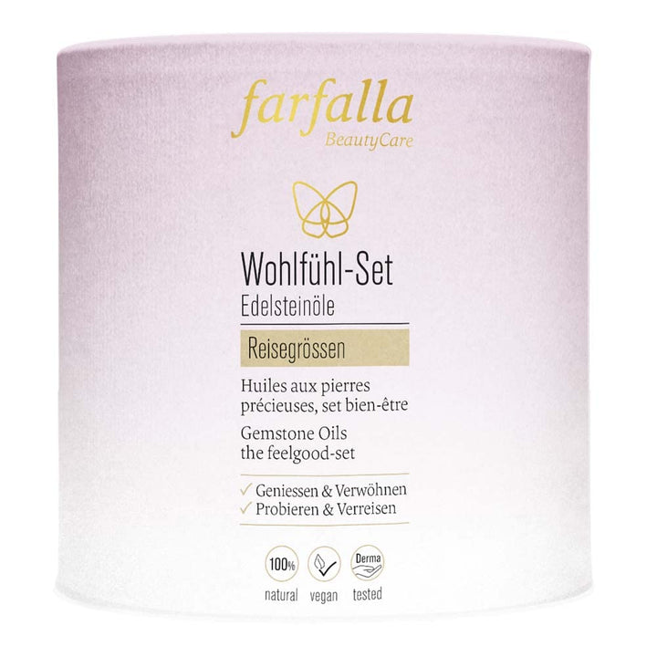 Farfalla Edelsteinöle, Wohlfühl-Set, 7x10ml