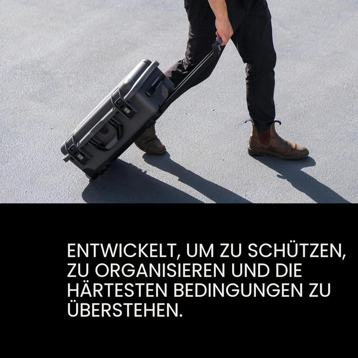 Nanuk 935 Wasserdichter Hartschalenkoffer Mit Gepolsterten Trennwänden und Organizer für Deckel - Ol