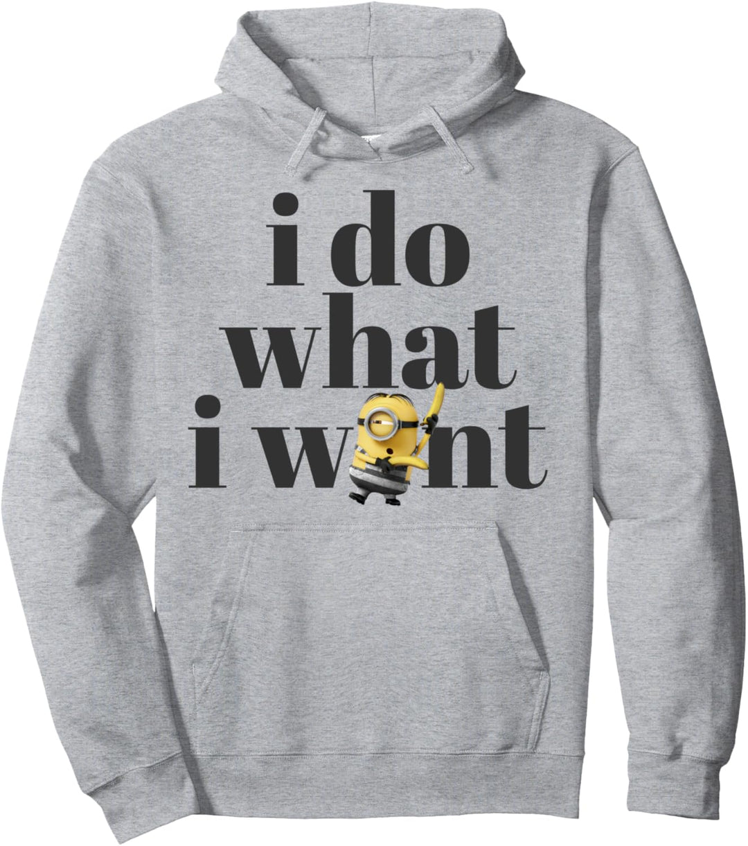 Despicable Me Minions Stuart Do What I Want Pullover Hoodie