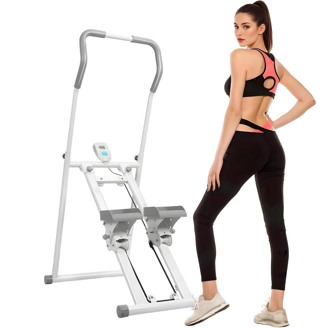 Stair Stepper für Home Gym Übung, Vertical Climber Maschine für Ganzkörper-Workout, Kompakte Faltbar