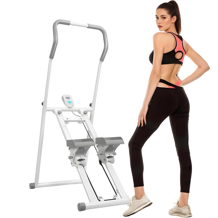 Stair Stepper für Home Gym Übung, Vertical Climber Maschine für Ganzkörper-Workout, Kompakte Faltbar