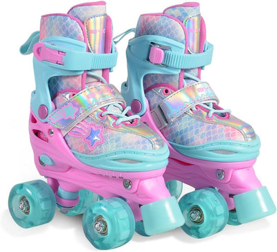 Byox Rollschuhe Ariel, leuchtende PU-Rollen, ABEC-5 Lager, Verschiedene Grössen 38-41, 38-41