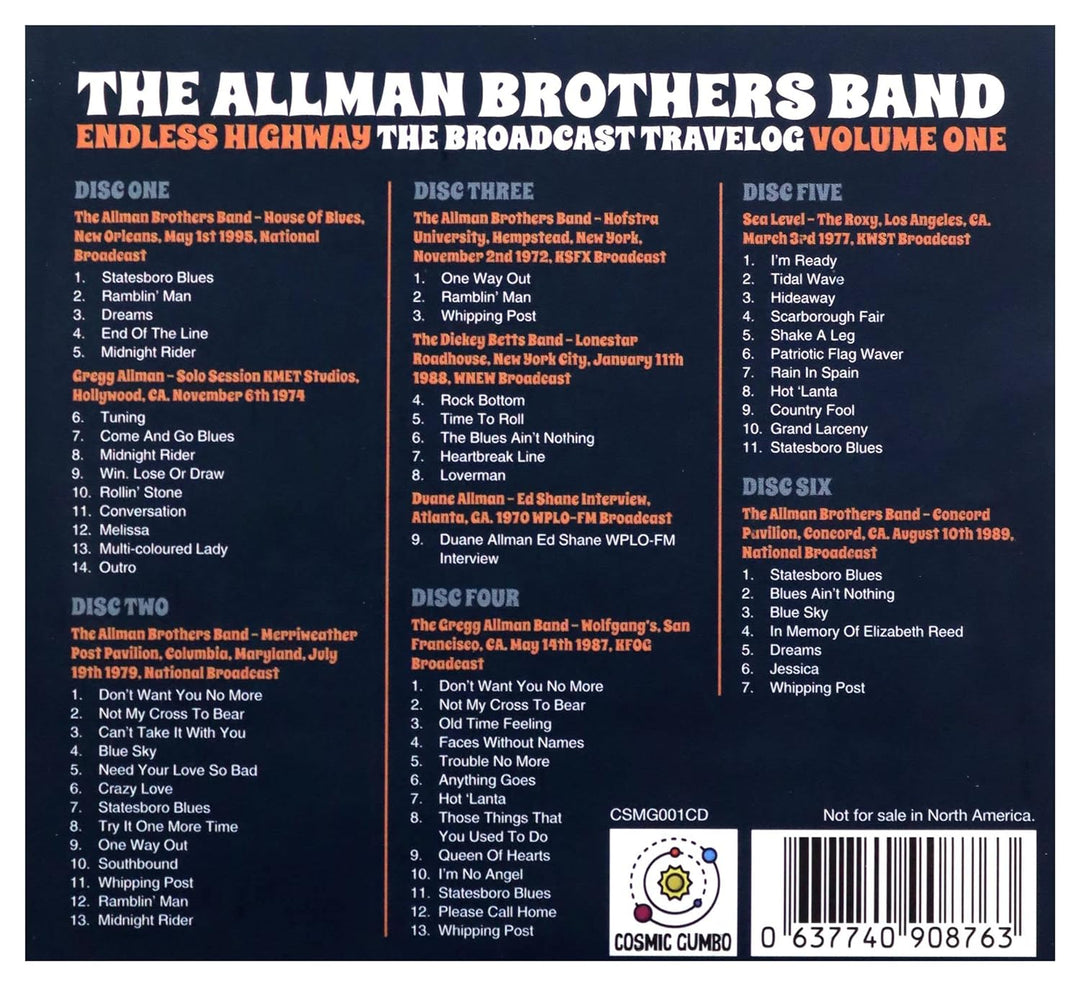 Endless Highway- The Broadcast Travelog Volume One, Audio-CD
