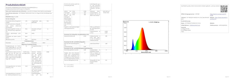 wolezek Pflanzenlampe LED Vollspektrum, 80 LEDs 6500K Grow Light, 160cm Grosses Grow Lampe, 3 Farben