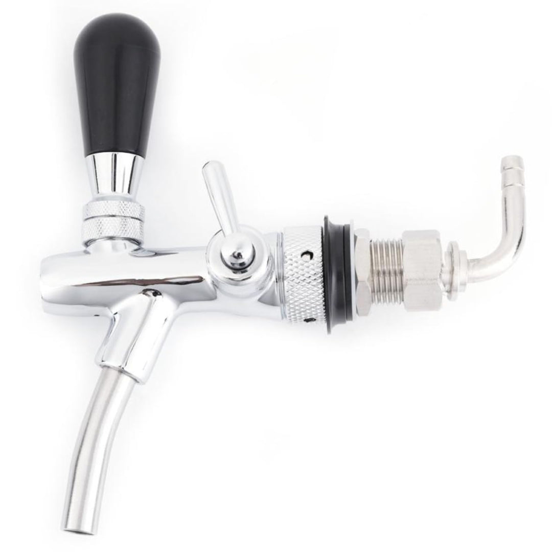 DEWIN Einstellbare Bier, Zapfhahn Draft Beer Keg Hahn Edelstahl G5/8 Adjustable Bier Hahn, Hahn Entw