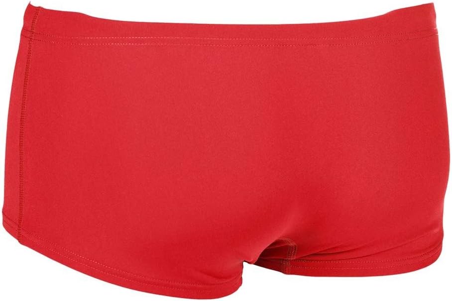 Arena Herren Solid Squared Trainings Badehose Rot (Red-white) XS, Rot (Red-white) 3