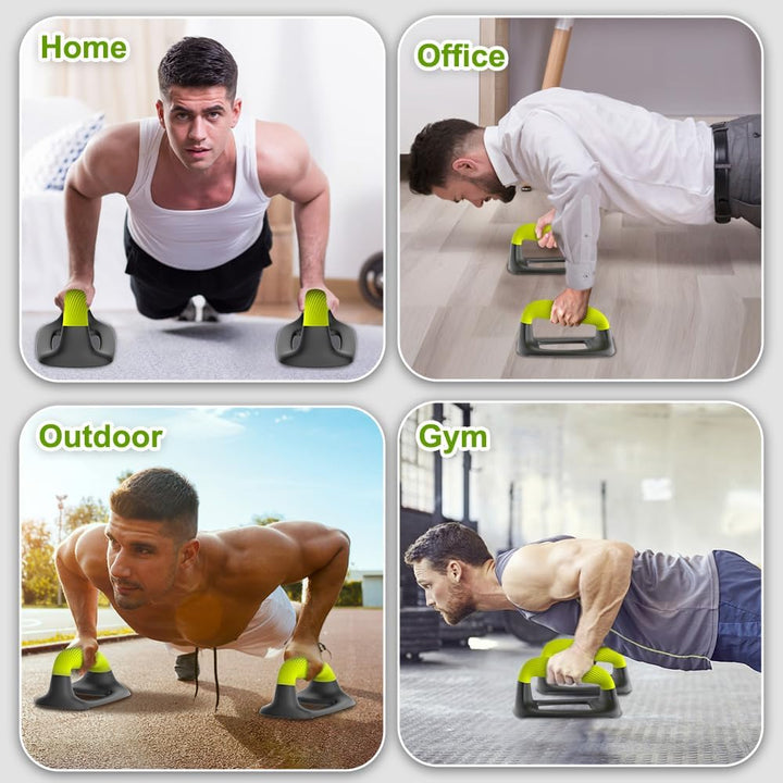 Calisthenics Equipment Liegestützgriffe - Rutschfest Parallettes Handstand Griffe Robuste Push Up Ba