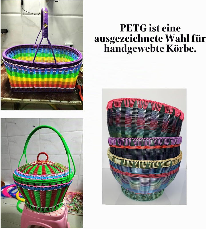 Stronghero3D PETG 3D Drucker Filament 1.75mm Mehrfarbig Translucent Regenbogen 1kg Genauigkeit +/- 0