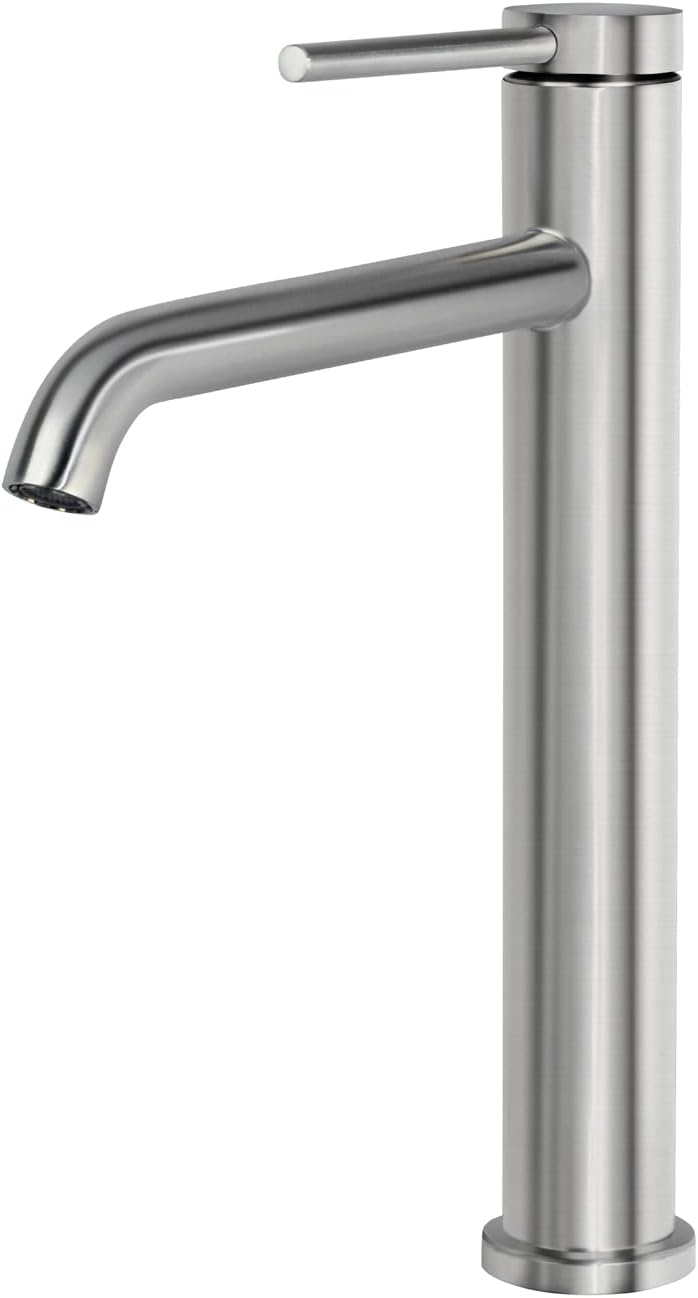 PHASAT Wasserhahn Bad,wasserhahn aufsatzwaschbecken,Hoch Aufsatzwaschbecken Armatur, Mischbatterie E