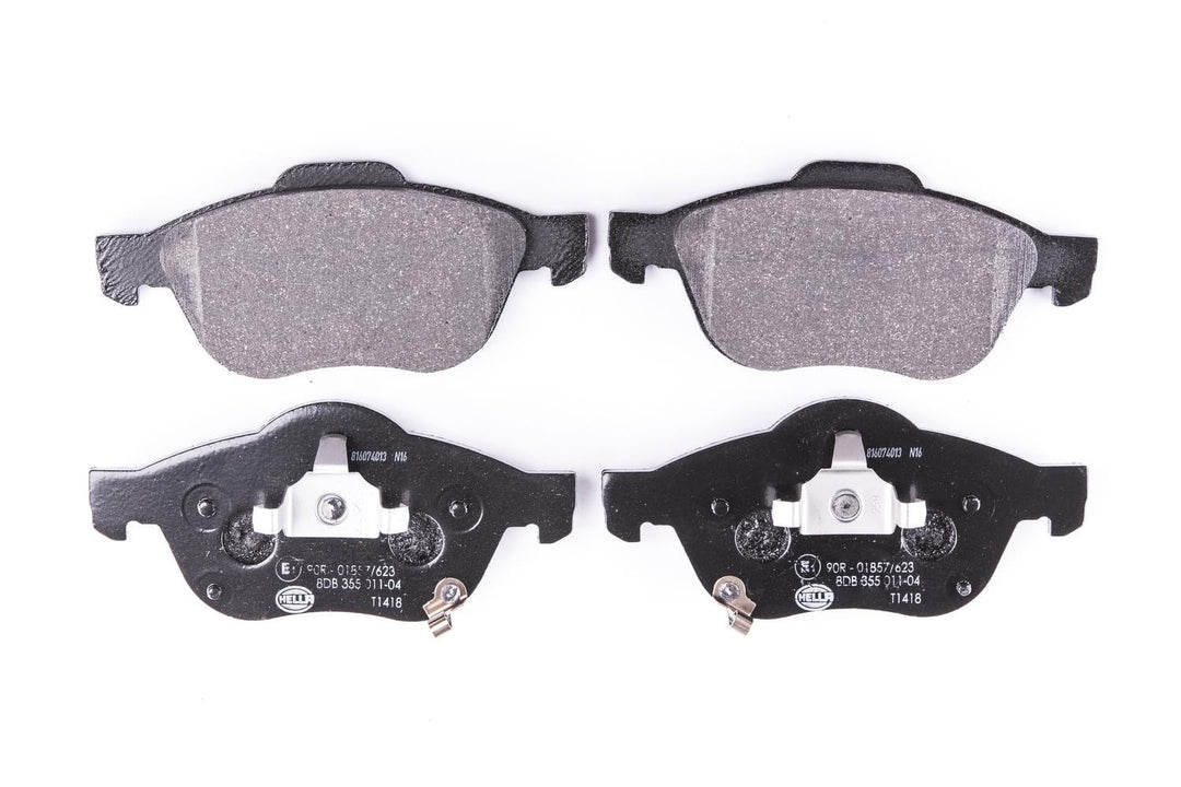 HELLA PAGID 8DB 355 011-041 Bremsbelagsatz - T1418 - Dicke/Stärke: 18.3mm - Bremssystem: Teves - mit