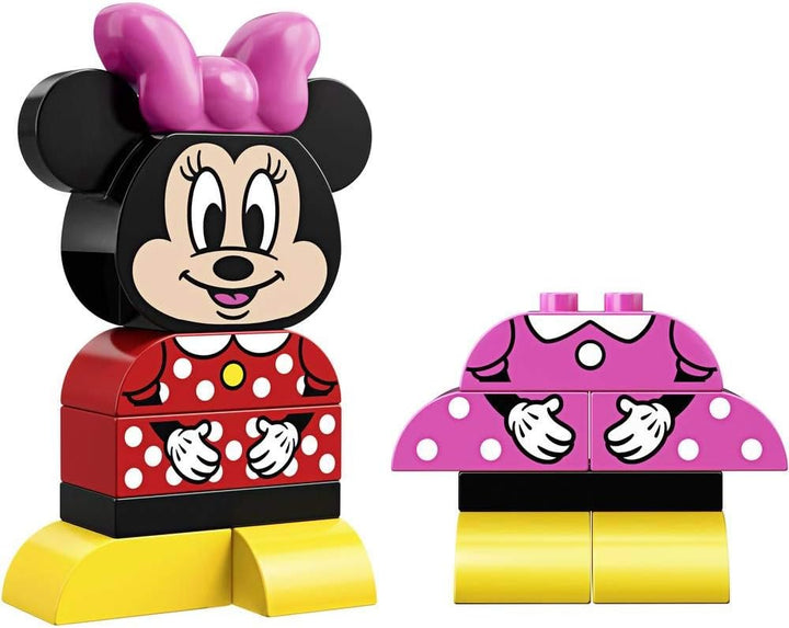 LEGO 10897 DUPLO Disney Meine erste Minnie Maus, Bauset mit 2 baubaren Outfits, Vorschulspielzeug fü