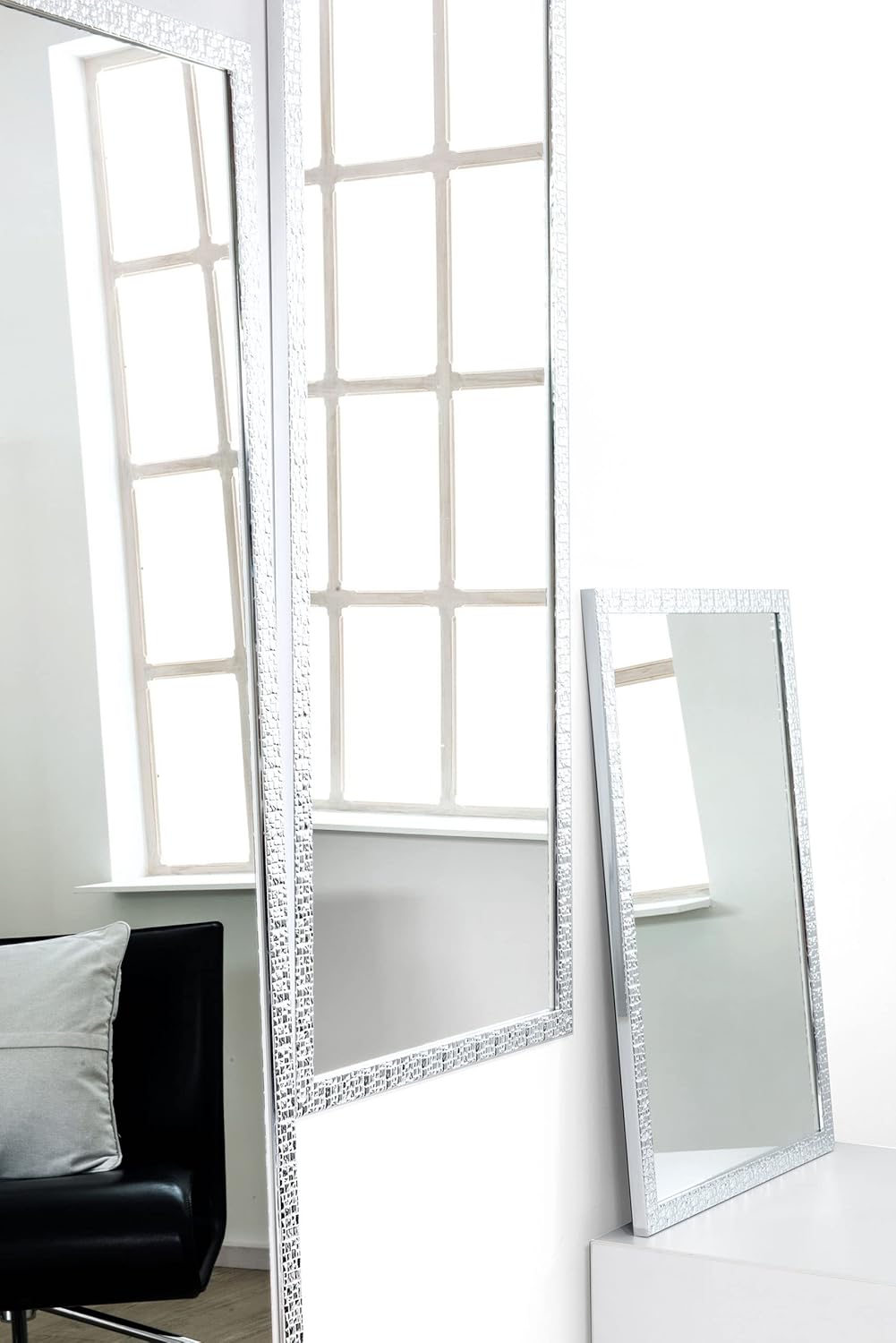 nielsen HOME Wandspiegel Florentina, Silber, Kunststoff, ca. 50x150 cm Silber 50 x 150 cm, Silber 50