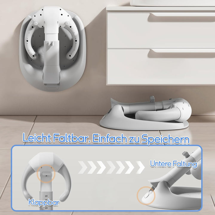 Baby Dusche Ständer – Einstellbarer Baby Shower Stand Support mit AntiRutsch-Basis,Einstellbarer Dus