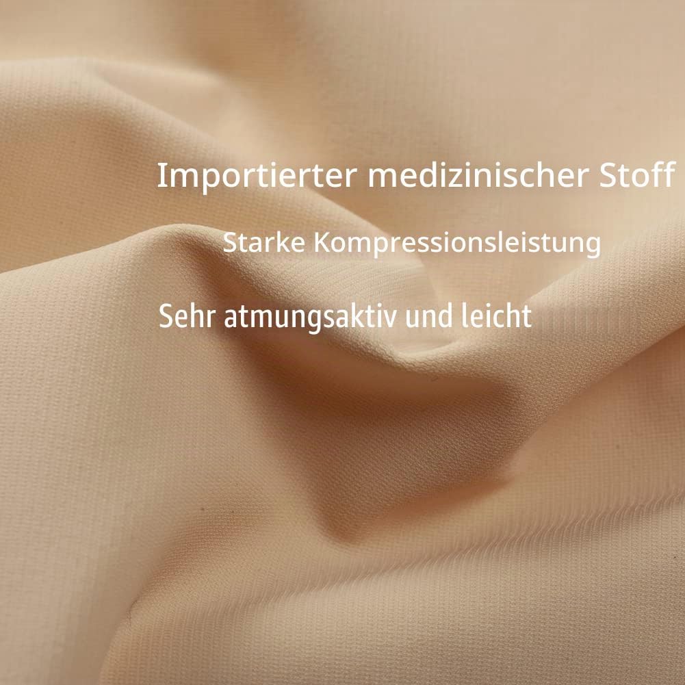 XUJI Transgender FTM Trans Atmungsaktive Halb Brust binder XXL Nude, XXL Nude