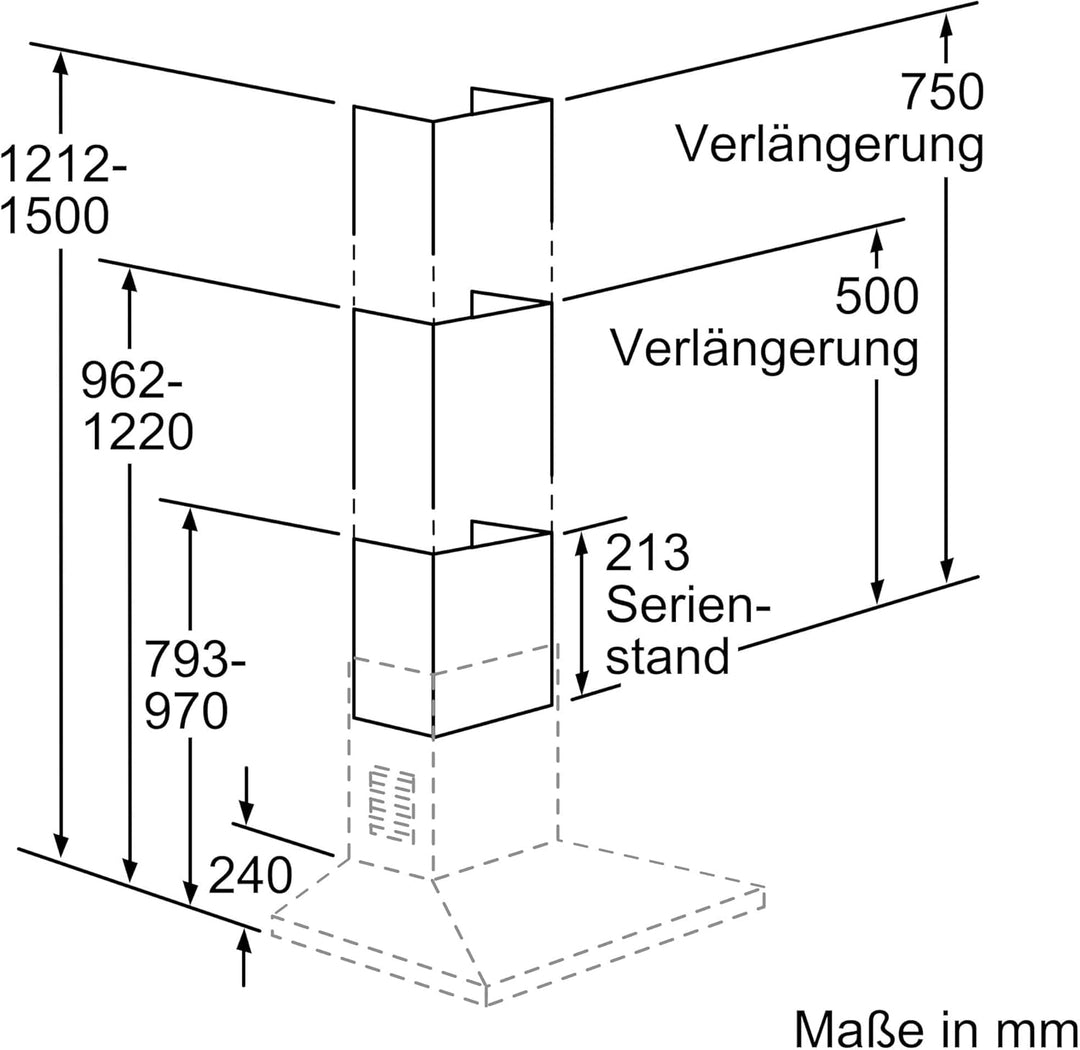 Neff Z5904N0 Dunstabzugshaubenzubehör/Einsetzbar für Abluft- und Umluftbetrieb
