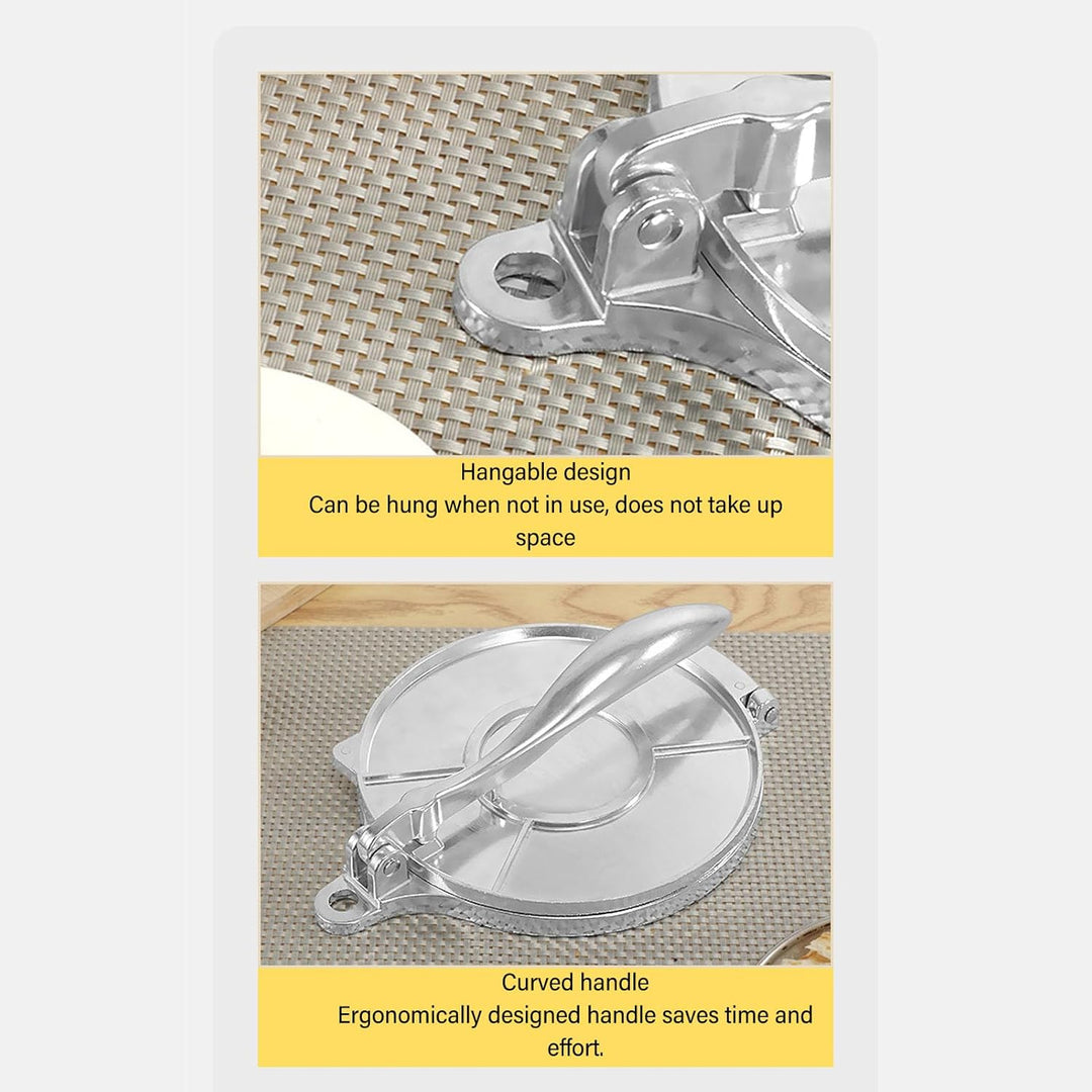 Tortilla-Presse, robuster manueller Tortilla-Maker, Roti-Maker, Mehl-Tortilla-Presse, Tortilla-Maker
