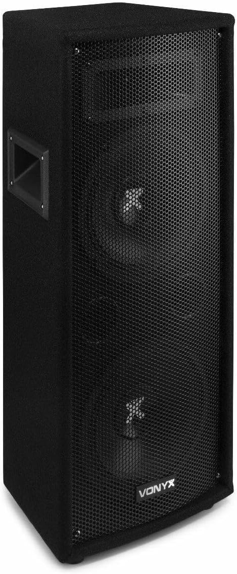 VONYX SL28 - PA Lautsprecher Box 2er Set, Passiv Speaker 2X 8 Zoll - 1600 Watt Peak - Disco Lautspre