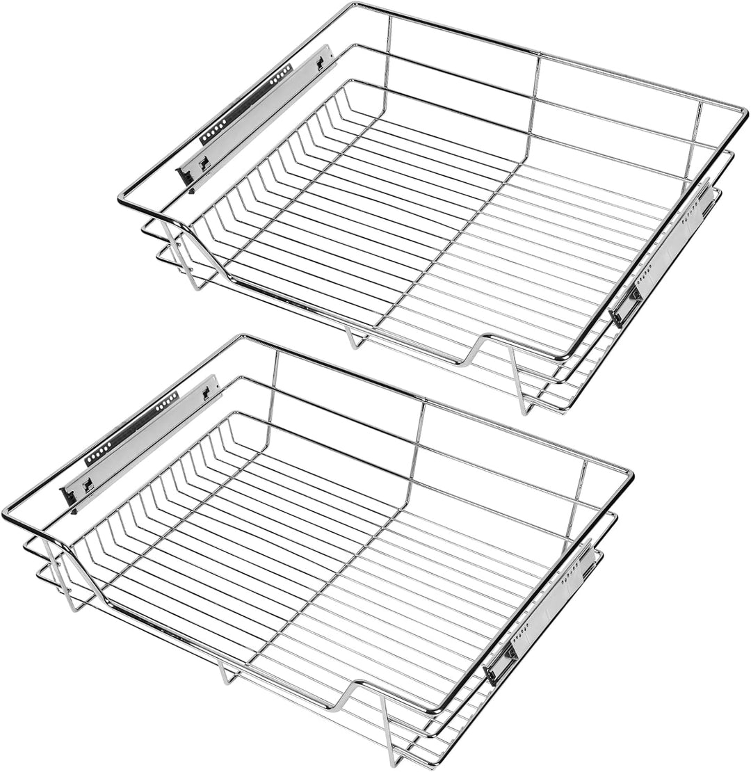 Jopassy Teleskopschublade 60cm Küchenschublade, Schrankauszug,Küchenschrank Auszug Nachrüsten,Küchen