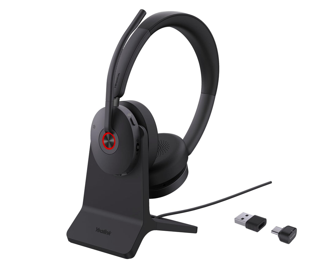 Yealink BH 74 Teams Headset inkl. Ladeständer – Bluetooth, Hybrid ANC, 32h Gesprächszeit, USB-C/A