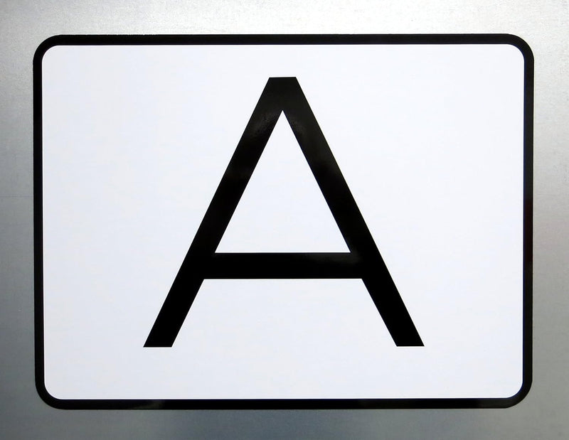 LOHOFOL Magnetische Warntafel für Abfalltransporte | A-Tafel Abfalltafel Abfallschild Abfall-Schild
