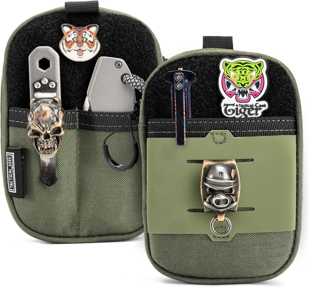TACTICAL GEEK Block F Tragbare EDC Tasche, Kompakte Gürteltasche, Molle Pouch Organizer, Mehrzweck G