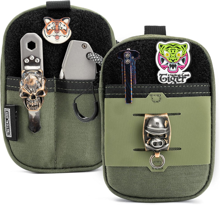 TACTICAL GEEK Block F Tragbare EDC Tasche, Kompakte Gürteltasche, Molle Pouch Organizer, Mehrzweck G