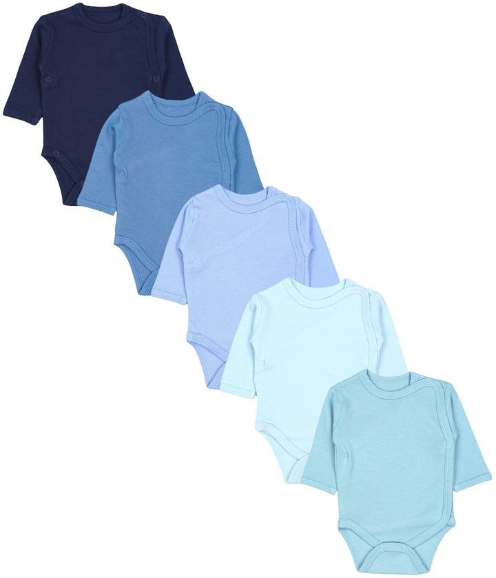 TupTam Baby Body Langarm – Wickelbody Langarm im 5er Pack aus Baumwolle für Mädchen und Jungen 56 Du