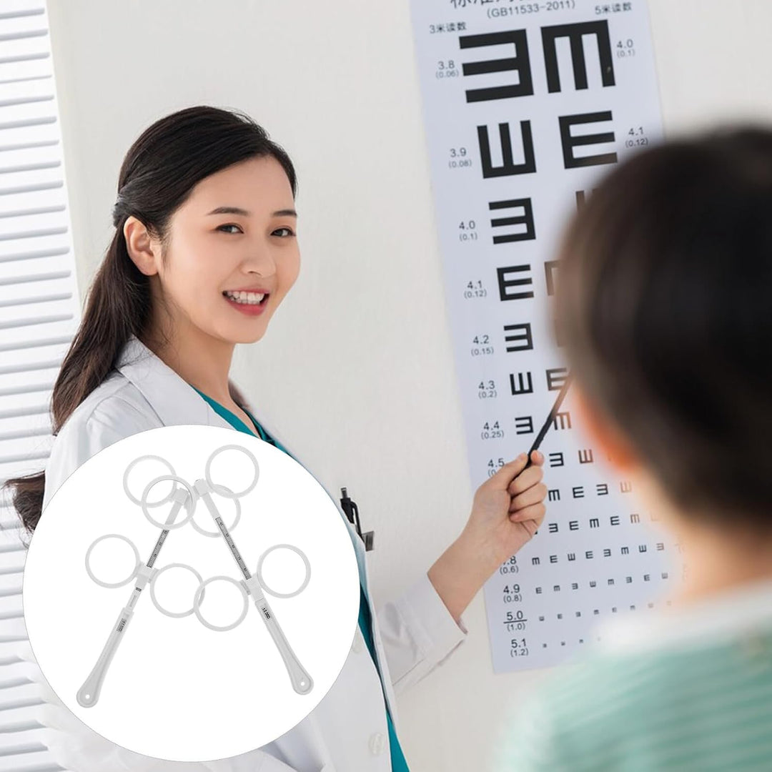 2 Stck Optometrie Flipper Verstellbar für Erwachsene Glaslinsen zur Amblyopie Astigmatismus behandlu