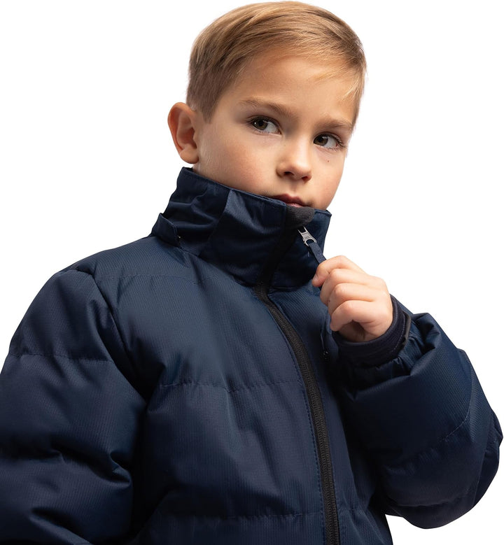 Trespass Herren Clip Padded Regenmantel mit Abnehmbarer Kapuze 2-3 Jahre - Brust 21 "(53 cm) Azul Ma