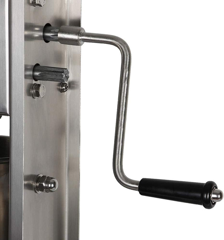 Melko Wurstfüllmaschine 3l Wurstmaschine Wurstfüller Wurstpresse Edelstahl Wurstspritze inkl. 4 Füll