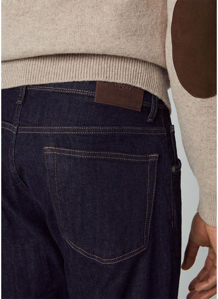 Hackett London Herren Rinse Wash Denim Cl Jeans 33W / 32L Denim (Denim Blue), 33W / 32L Denim (Denim