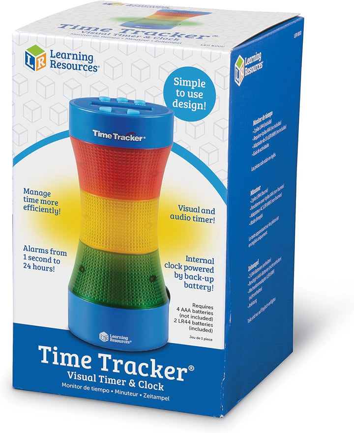 Learning Resources Time Tracker 2.0 Ohne zusätzliche Batterien, Ohne zusätzliche Batterien