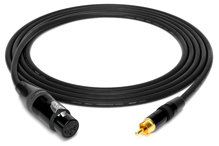 enoaudio Mogami 2534 Quad Professionel Studio Kabel | Neutrik Gold XLR female - Cinch RCA | HiFi, 5,