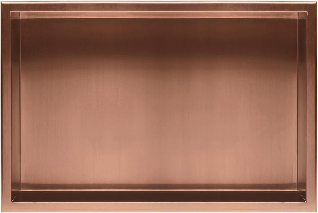 Rea - Nischenregal, 30X60, Gebürstetes Kupfer