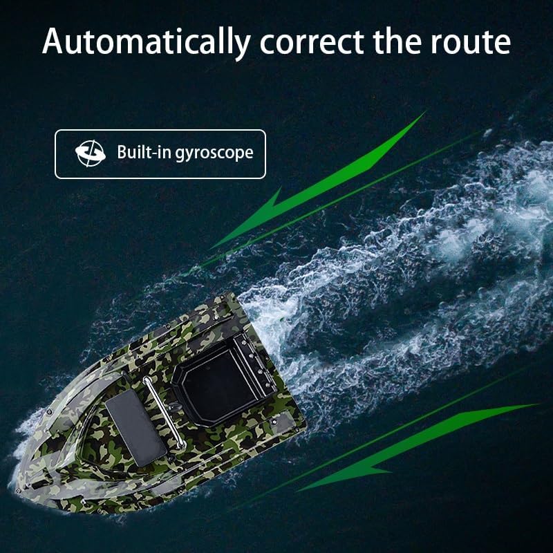 Futterboot,12000mah Batterien mit grosser Kapazität futterboot,500m Fernbedienung,1,5kg Ladetrichter