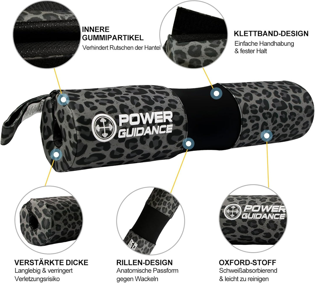 POWER GUIDANCE Langhantel Polster Kniebeugen Barbell Squat Pad Ideal für Squats Lunges Hip Thrusts G