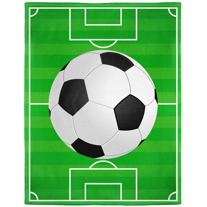 YISUMEI Decke 150x200 cm Kuscheldecken Sanft Flanell Weich Fleecedecke Bettüberwurf Fussball Grün Fu