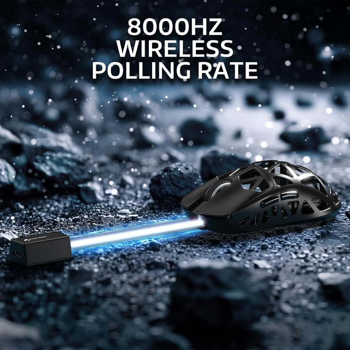 ATTACK SHARK R2PRO 45g Superlight Magnesiumlegierung Maus, PixArt PAW3950-Sensor, 42000 DPI, 8000Hz