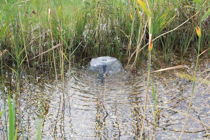 Pontec 43326 PondoSolar 1600 - Wasserspielset mit leistungsstarker Fontänenpumpe / Solarstromsystem