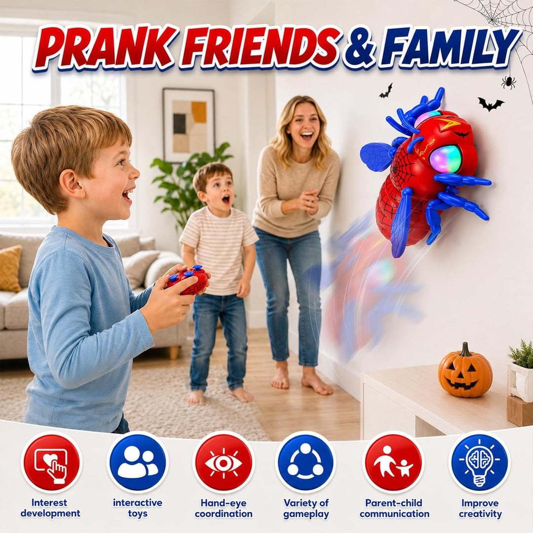 Ferngesteuerte Biene Spinne Spielzeug Auto, RC Wandkletterbiene mit 360° Rotation, Stunt RC Auto zum